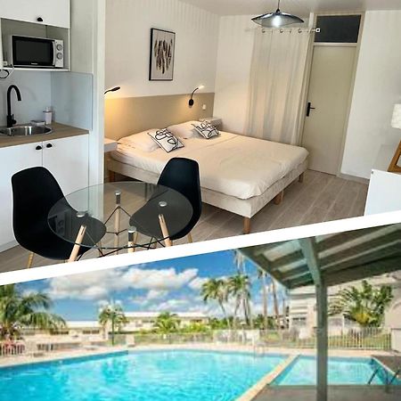 Superbe Studio Avec Piscine, Au Coeur De La Marina! Village Soleil ! Proche Aeroport & Ferry Le Gosier  Eksteriør billede